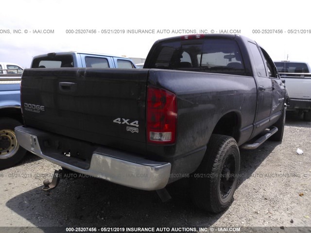 1D7KU28D03J538752 - 2003 DODGE RAM 2500 ST/SLT BLACK photo 4