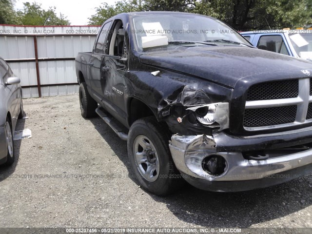 1D7KU28D03J538752 - 2003 DODGE RAM 2500 ST/SLT BLACK photo 6