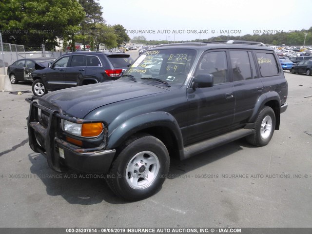 JT3DJ81W2R0079205 - 1994 TOYOTA LAND CRUISER  GREEN photo 2