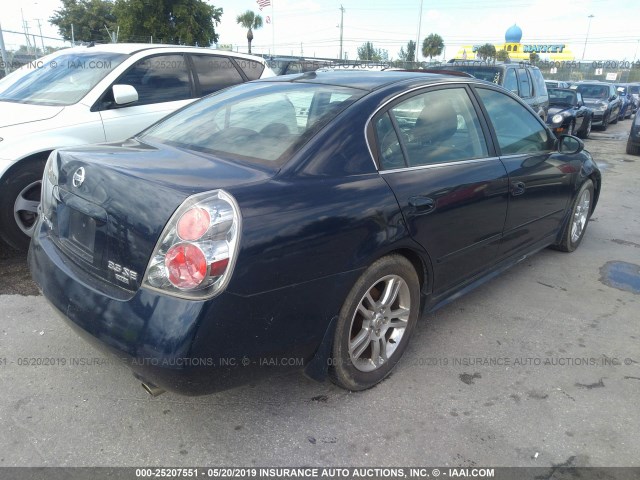 1N4BL11E35C339248 - 2005 NISSAN ALTIMA SE/SL/SE-R BLUE photo 4