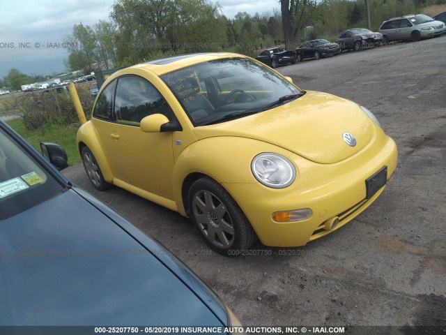 3VWDD21C42M430170 - 2002 VOLKSWAGEN NEW BEETLE GLX YELLOW photo 1