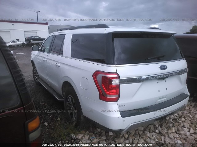 1FMJK1JT4JEA08499 - 2018 FORD EXPEDITION MAX XLT WHITE photo 3