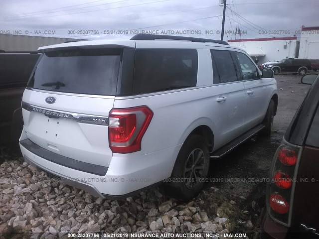 1FMJK1JT4JEA08499 - 2018 FORD EXPEDITION MAX XLT WHITE photo 4