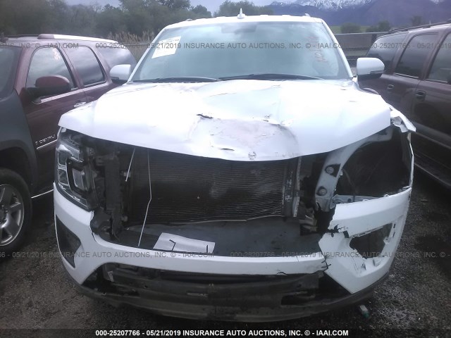 1FMJK1JT4JEA08499 - 2018 FORD EXPEDITION MAX XLT WHITE photo 6