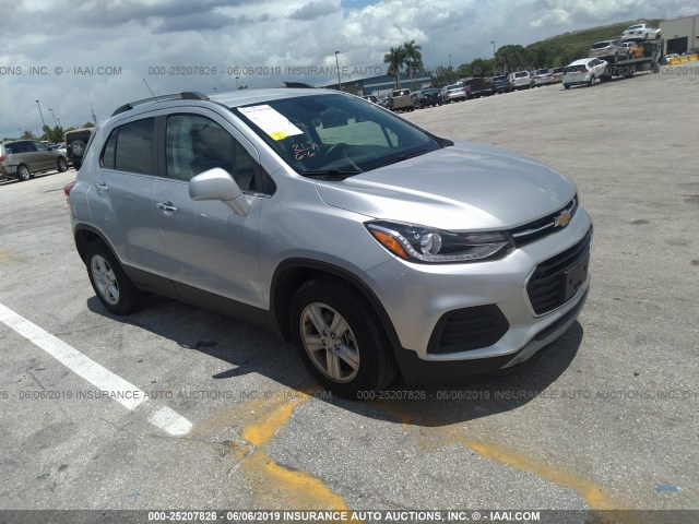 KL7CJLSB1HB224529 - 2017 CHEVROLET TRAX SILVER photo 1