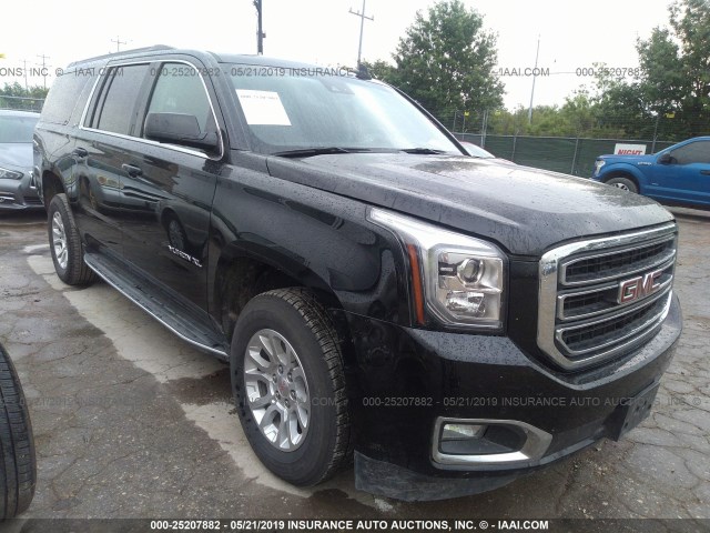 1GKS1GKC0JR368489 - 2018 GMC YUKON XL C1500 SLT BLACK photo 1