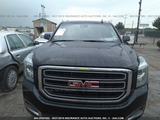 1GKS1GKC0JR368489 - 2018 GMC YUKON XL C1500 SLT BLACK photo 6