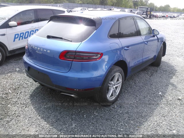 WP1AA2A54HLB83886 - 2017 PORSCHE MACAN BLUE photo 4