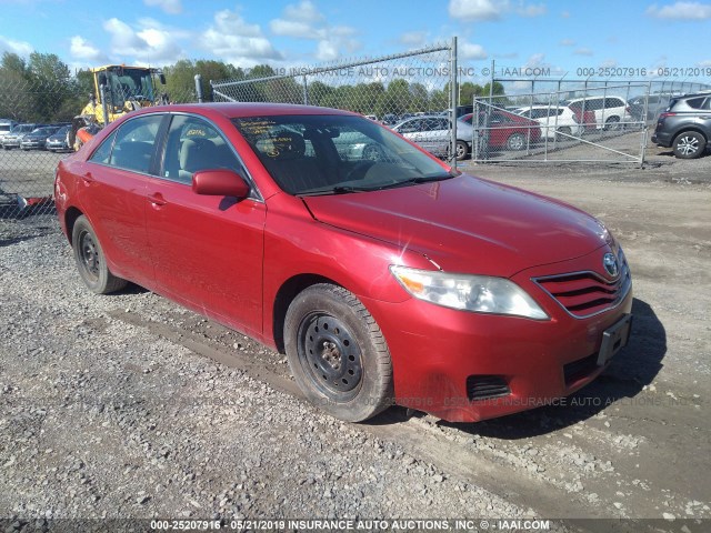 4T1BF3EK8BU590491 - 2011 TOYOTA CAMRY SE/LE/XLE RED photo 1