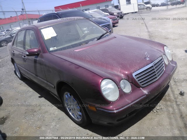 WDBJF65J21B260430 - 2001 MERCEDES-BENZ E 320 RED photo 1