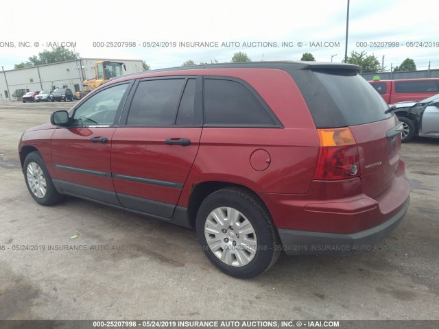 2A4GM484X6R709691 - 2006 CHRYSLER PACIFICA RED photo 3