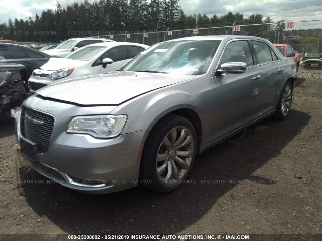 2C3CCAEG5JH264381 - 2018 CHRYSLER 300 LIMITED SILVER photo 2