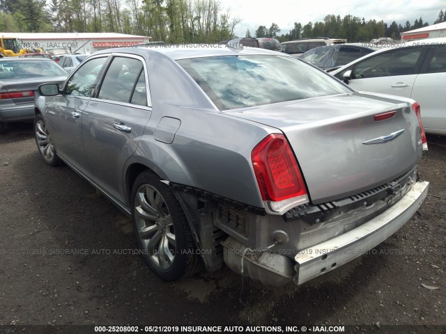 2C3CCAEG5JH264381 - 2018 CHRYSLER 300 LIMITED SILVER photo 3