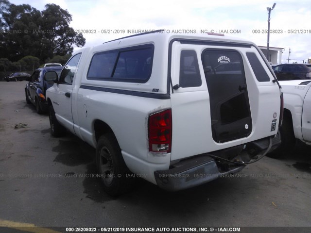 1D7HA16KX4J102085 - 2004 DODGE RAM 1500 ST WHITE photo 3