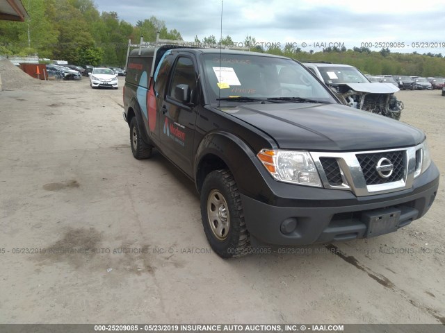 1N6BD0CT3DN743440 - 2013 NISSAN FRONTIER S/SV BLACK photo 1