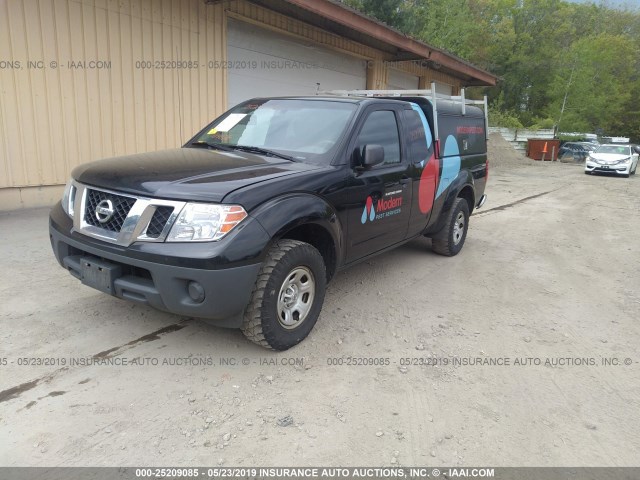 1N6BD0CT3DN743440 - 2013 NISSAN FRONTIER S/SV BLACK photo 2