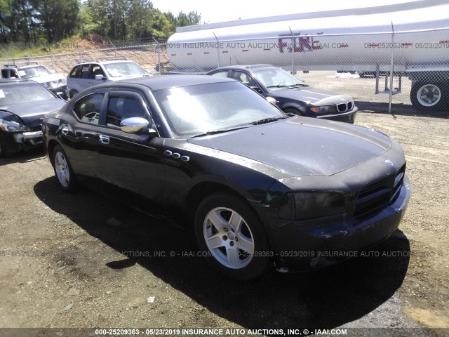 2B3KA43R47H867626 - 2007 DODGE CHARGER SE/SXT BLACK photo 1