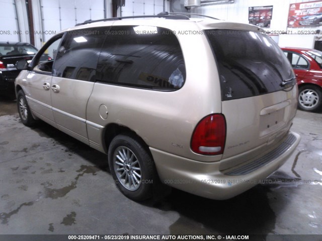 1C4GP54L2YB589905 - 2000 CHRYSLER TOWN & COUNTRY LXI GOLD photo 3