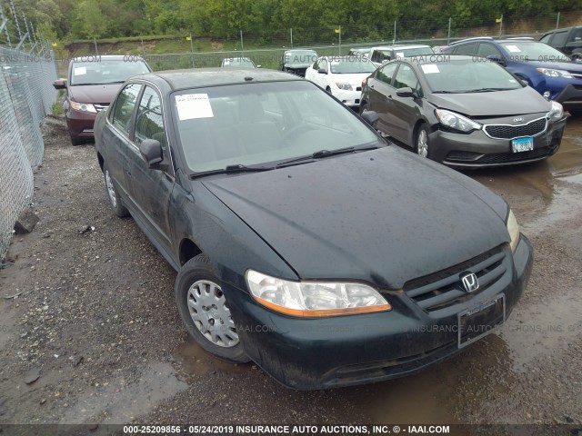 1HGCF86671A048534 - 2001 HONDA ACCORD VALUE GREEN photo 1