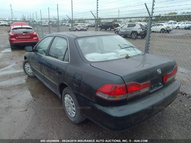 1HGCF86671A048534 - 2001 HONDA ACCORD VALUE GREEN photo 3