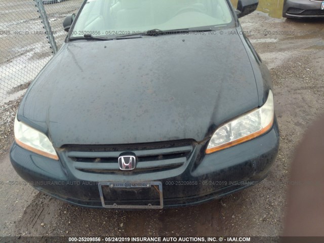 1HGCF86671A048534 - 2001 HONDA ACCORD VALUE GREEN photo 6