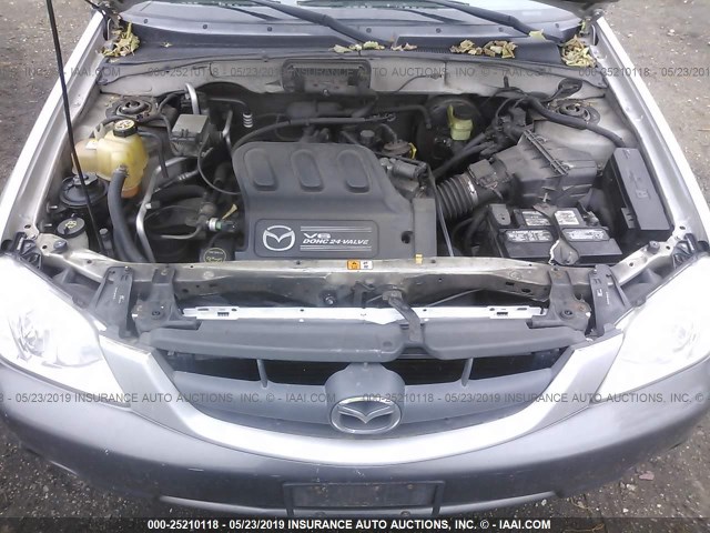 4F2CZ96174KM24759 - 2004 MAZDA TRIBUTE ES 银色 照片 10