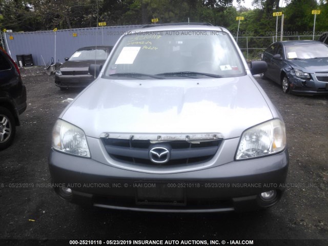 4F2CZ96174KM24759 - 2004 MAZDA TRIBUTE ES 银色 照片 6