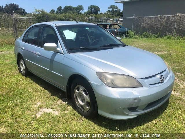 JHMES96614S011761 - 2004 HONDA CIVIC SILVER photo 1