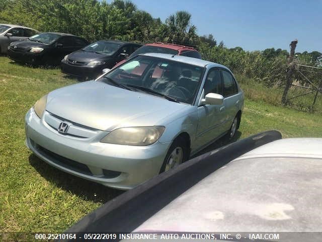 JHMES96614S011761 - 2004 HONDA CIVIC SILVER photo 2