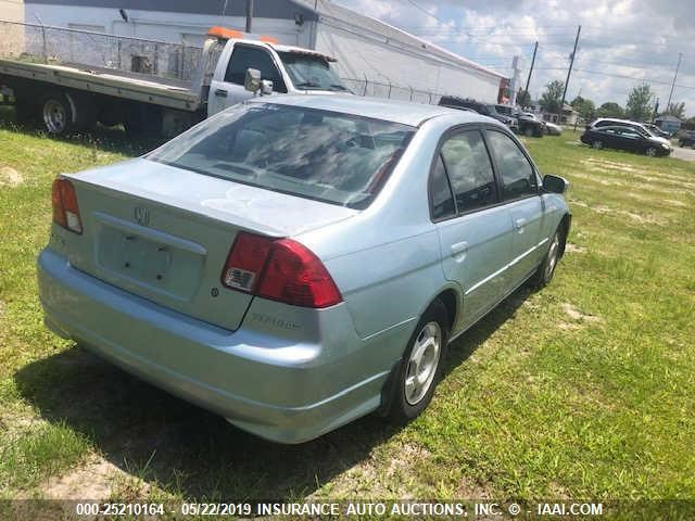 JHMES96614S011761 - 2004 HONDA CIVIC SILVER photo 4