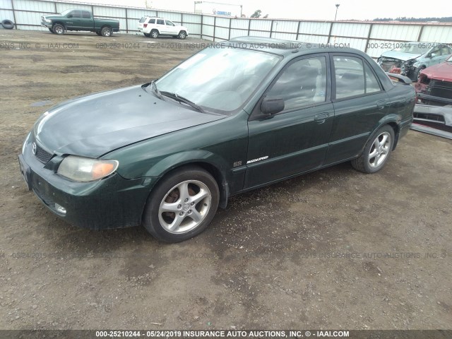 JM1BJ225210460692 - 2001 MAZDA PROTEGE LX/ES 绿色 照片 2