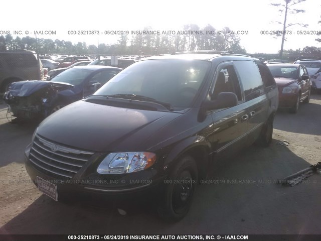 2C4GP64L45R136968 - 2005 CHRYSLER TOWN & COUNTRY LIMITED BLACK photo 2