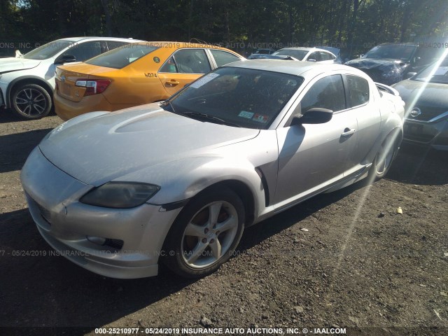 JM1FE173640133014 - 2004 MAZDA RX8 SILVER photo 2