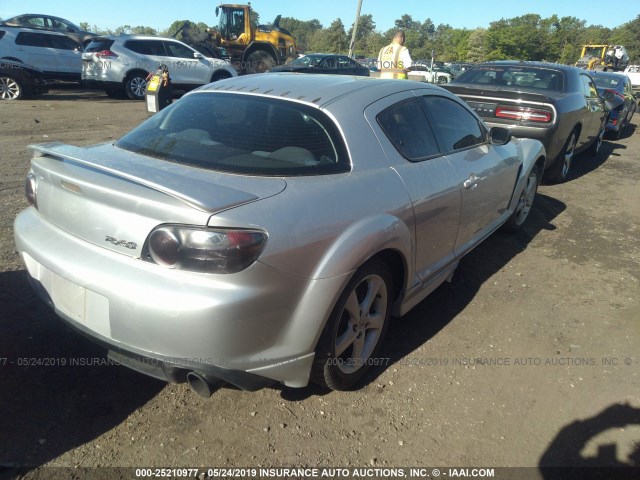 JM1FE173640133014 - 2004 MAZDA RX8 SILVER photo 4