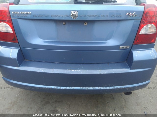 1B3HE78K27D534091 - 2007 DODGE CALIBER R/T BLUE photo 6