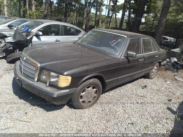 WDBCB34D5MA583153 - 1991 MERCEDES-BENZ 350 SD BLACK photo 2