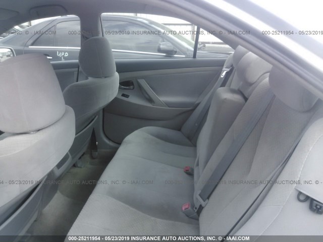 4T1BE46K09U355116 - 2009 TOYOTA CAMRY SE/LE/XLE SILVER photo 8