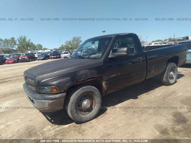 3B7KC26Z4XM566462 - 1999 DODGE RAM 2500 BLACK photo 2