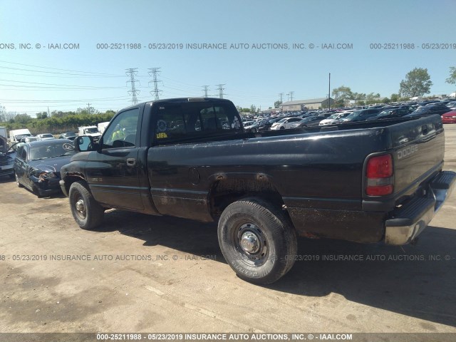 3B7KC26Z4XM566462 - 1999 DODGE RAM 2500 BLACK photo 3