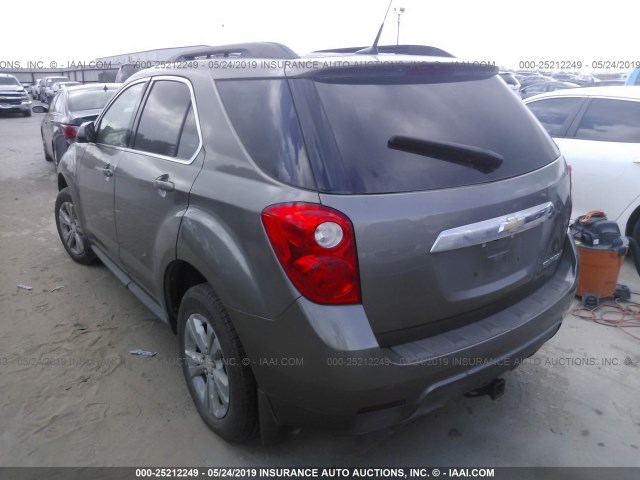 2CNALDEC3B6453878 - 2011 CHEVROLET EQUINOX LT BROWN photo 3