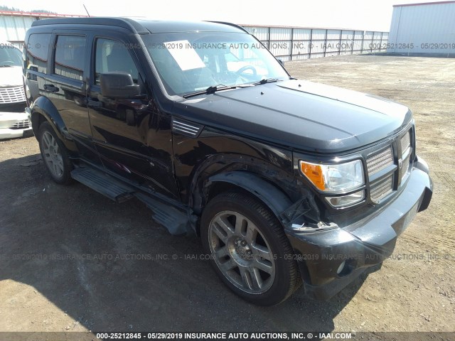 1D8GU586X7W607430 - 2007 DODGE NITRO R/T BLACK photo 1