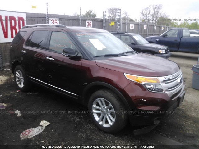 1FM5K8D88FGB18856 - 2015 FORD EXPLORER XLT BROWN photo 1