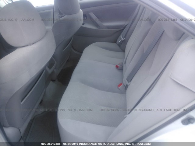 4T1BE46K09U316543 - 2009 TOYOTA CAMRY SE/LE/XLE 银色 照片 8