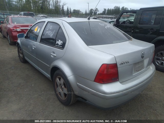 3VWSP29M31M220850 - 2001 VOLKSWAGEN JETTA GLS TDI SILVER photo 3