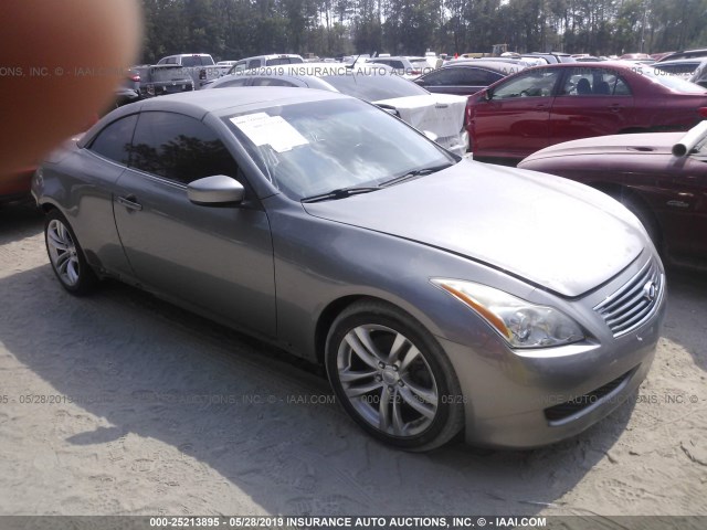 JNKCV66E39M724046 - 2009 INFINITI G37 SPORT GRAY photo 1