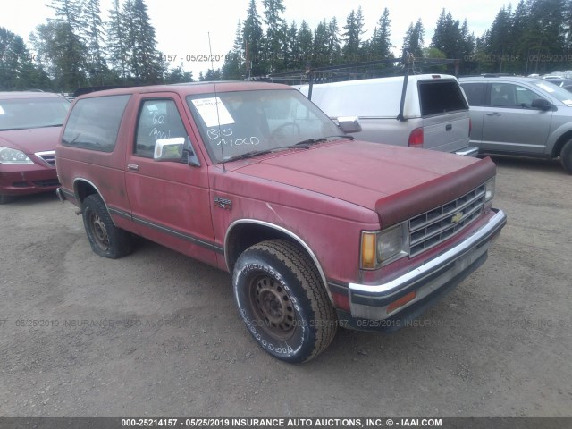 1G8CT18B8F0208520 - 1985 CHEVROLET BLAZER S10 RED photo 1