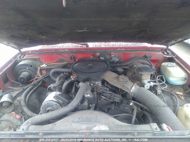 1G8CT18B8F0208520 - 1985 CHEVROLET BLAZER S10 RED photo 10