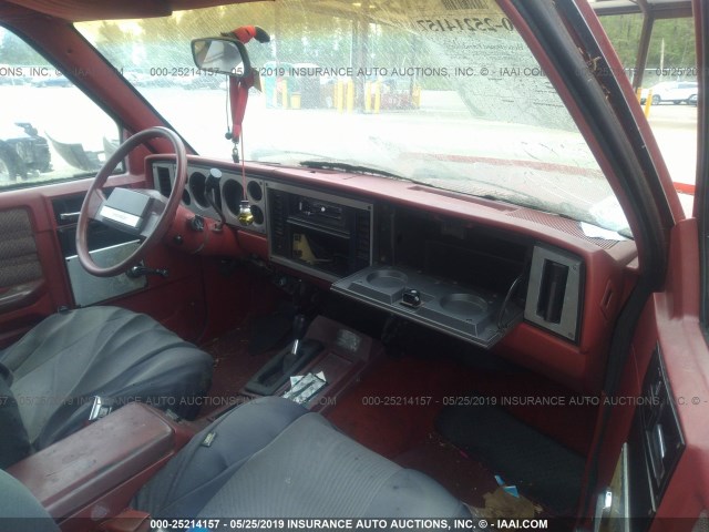 1G8CT18B8F0208520 - 1985 CHEVROLET BLAZER S10 RED photo 5