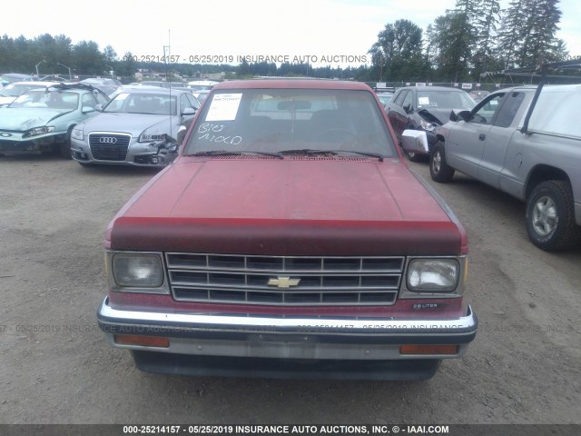 1G8CT18B8F0208520 - 1985 CHEVROLET BLAZER S10 RED photo 6