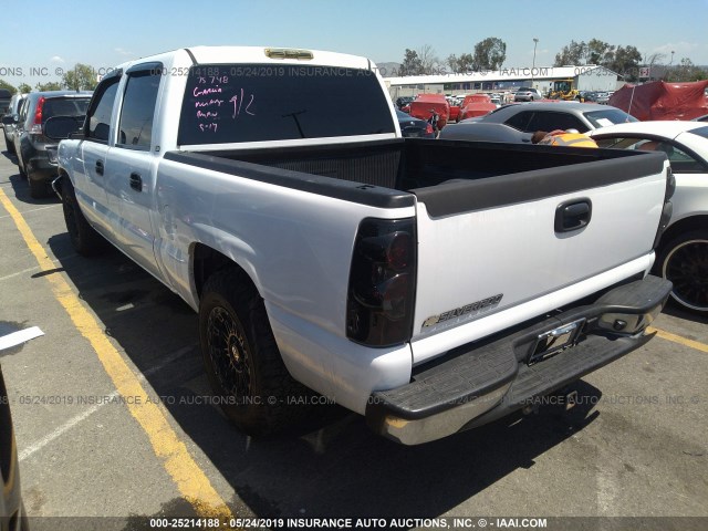 2GCEC13Z961296744 - 2006 CHEVROLET SILVERADO C1500 WHITE photo 3